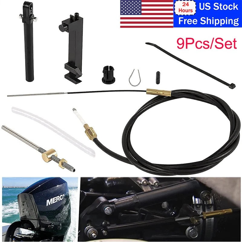 Lower Shift Cable Kit for Mercruiser Alpha Gen One & Two (1 2 R MR MC)