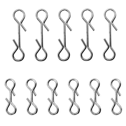 Set of 30 Quick Change Connector Clips for Sea Fishing Rigs