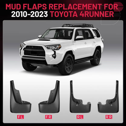 Set of 4 Mud Flaps for Toyota 4Runner (2010–2021) PT76989110