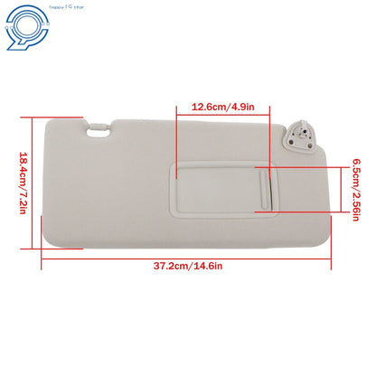 Sun Visor for Nissan Versa (2007–2012) Right Passenger Gray 96400-EM31A