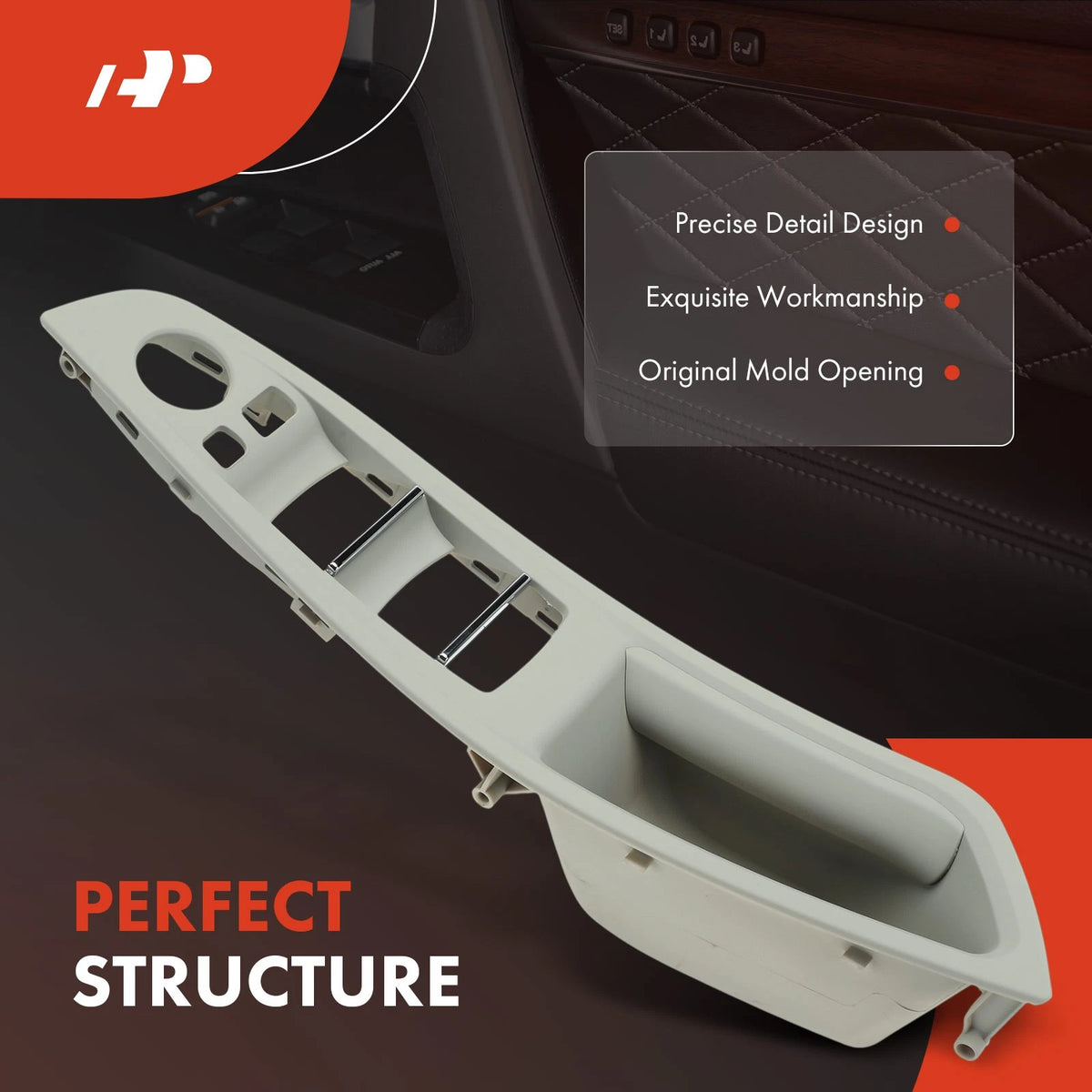 Front LH Door Handle Armrest Panel for BMW F10 (2010–2013) 51417225877