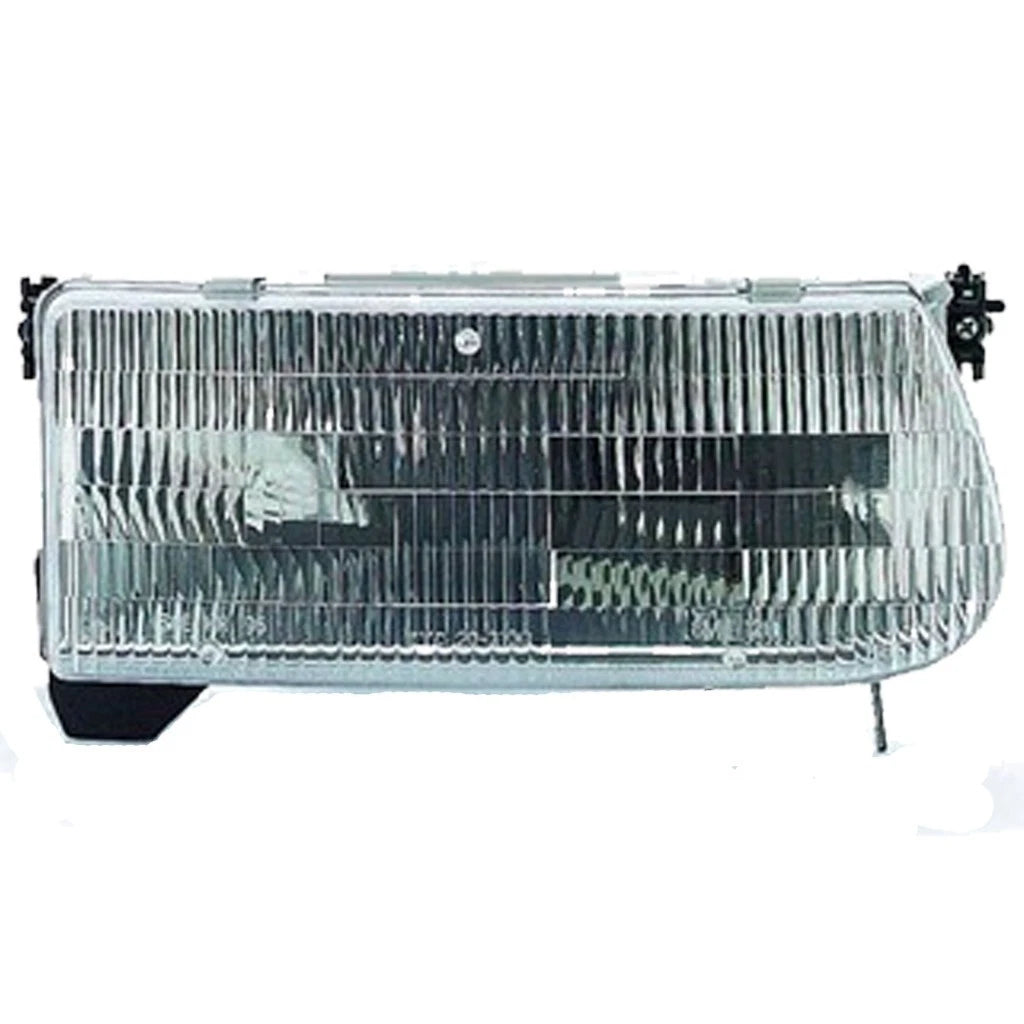 Headlight Passenger Side for Mercury Mountaineer (1997) LLX-FO2503122V-CL360A71, FO2503122, Chrome