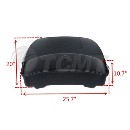 Matt Chopped Trunk Mount Rack for Harley Sport Glide (2018–2025)