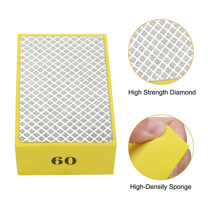 6 Pack Diamond Polishing Pads Grit 60#-1000# for Automotive Detailing