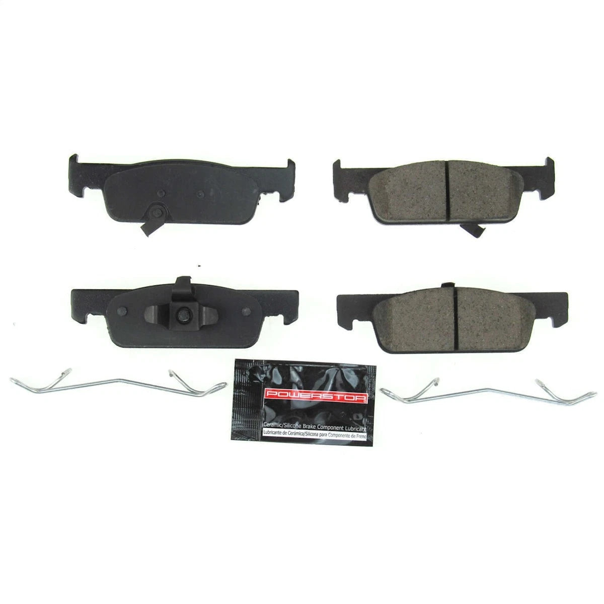 2X Powerstop Z23-1955 Brake Pad Set Front for Smart EQ fortwo (2016–2019)