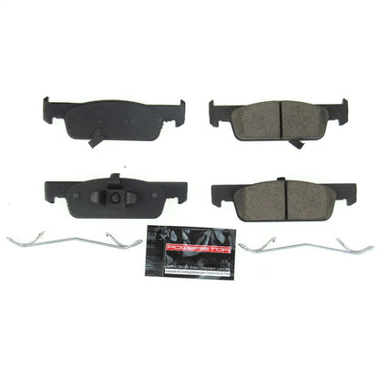 2X Powerstop Z23-1955 Brake Pad Set Front for Smart EQ fortwo (2016–2019)