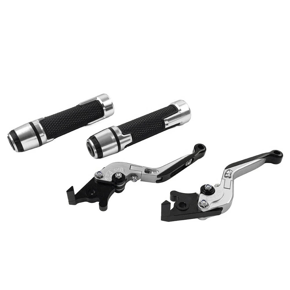 Silver Extendable Brake Clutch Levers Set for Suzuki GSXR750