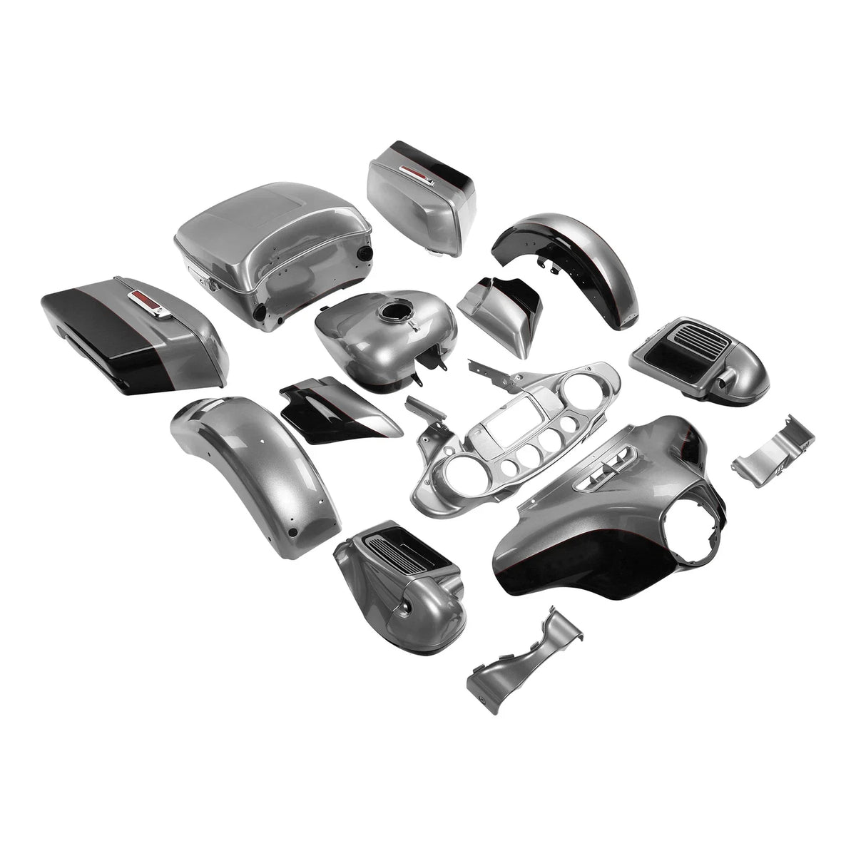 Fairings Bodywork for Harley Electra Glide (2014–2024) Billet Silver / Vivid Black