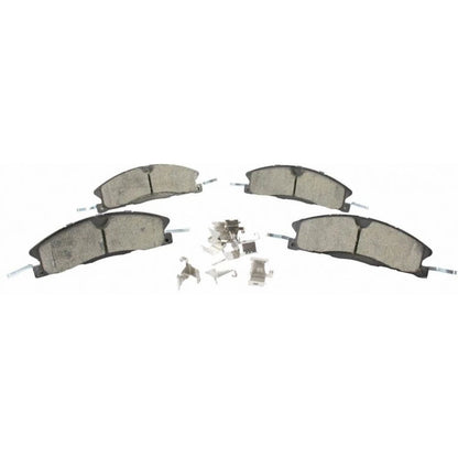 2X Brake Pad Set for Ford Lincoln Police Interceptor Sedan (2013–2019) BR1611B