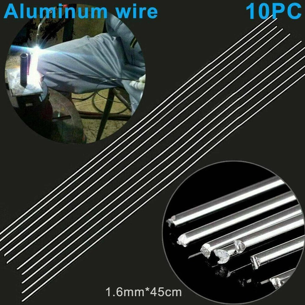 10X Easy Melt Welding Rods Low Temp Aluminum Wire 1.6mm x 330mm