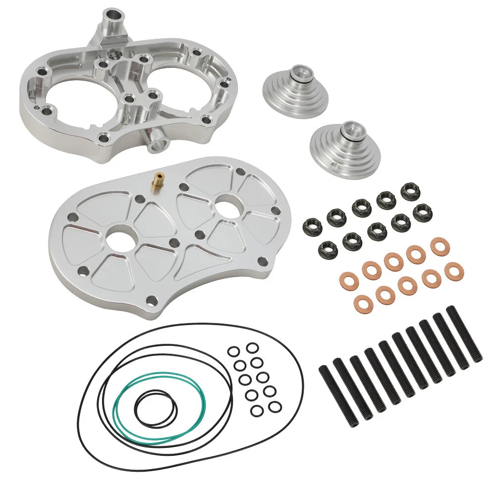 Billet Cool Head for Yamaha Banshee 350 (All Years) 21cc Domes O-rings Studs