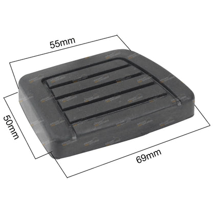 Brake Pedal Pad Rubber for Nissan 280ZX (1980-1983) Manual Trans