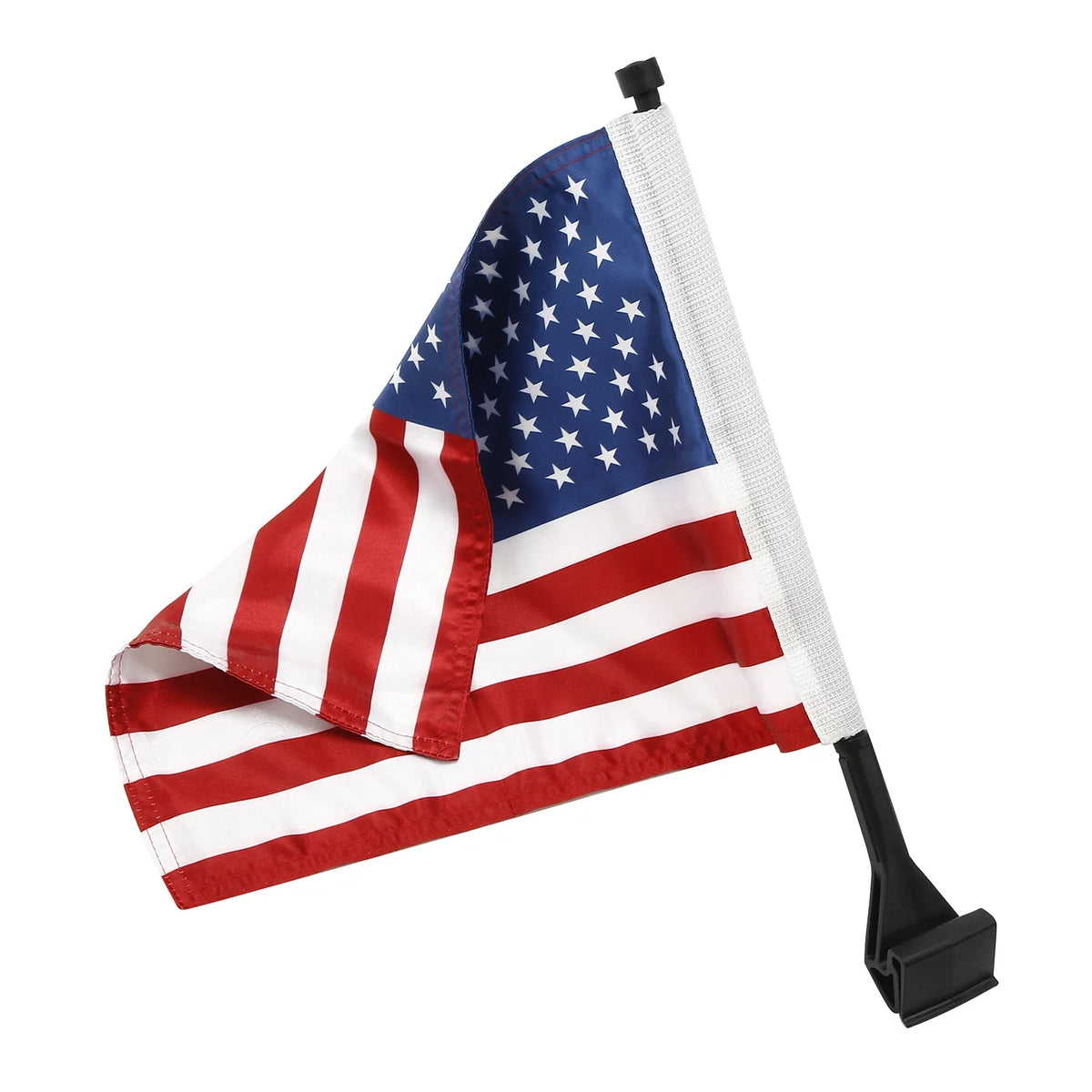 2X American Flags Pole Mount for Harley Touring Street Electra Road Glide