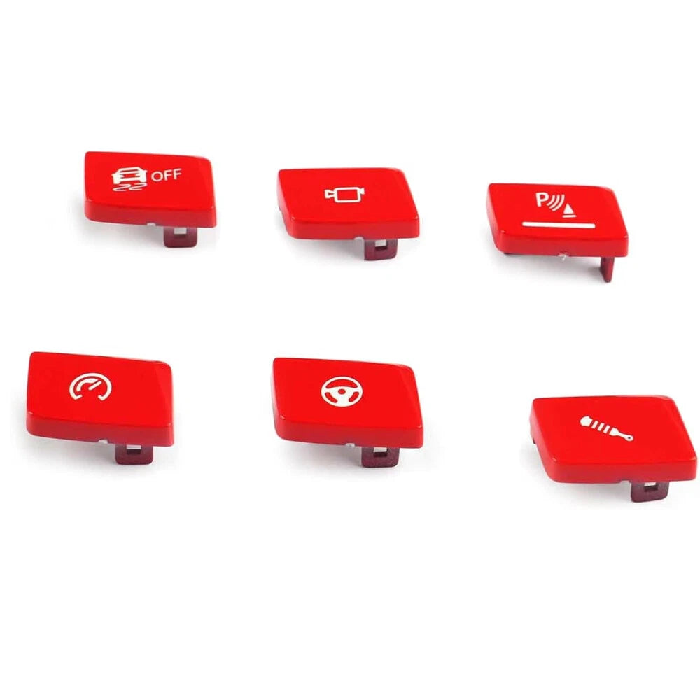 6PC Shift Button Cover Trim for BMW M3 F80 M4 F82