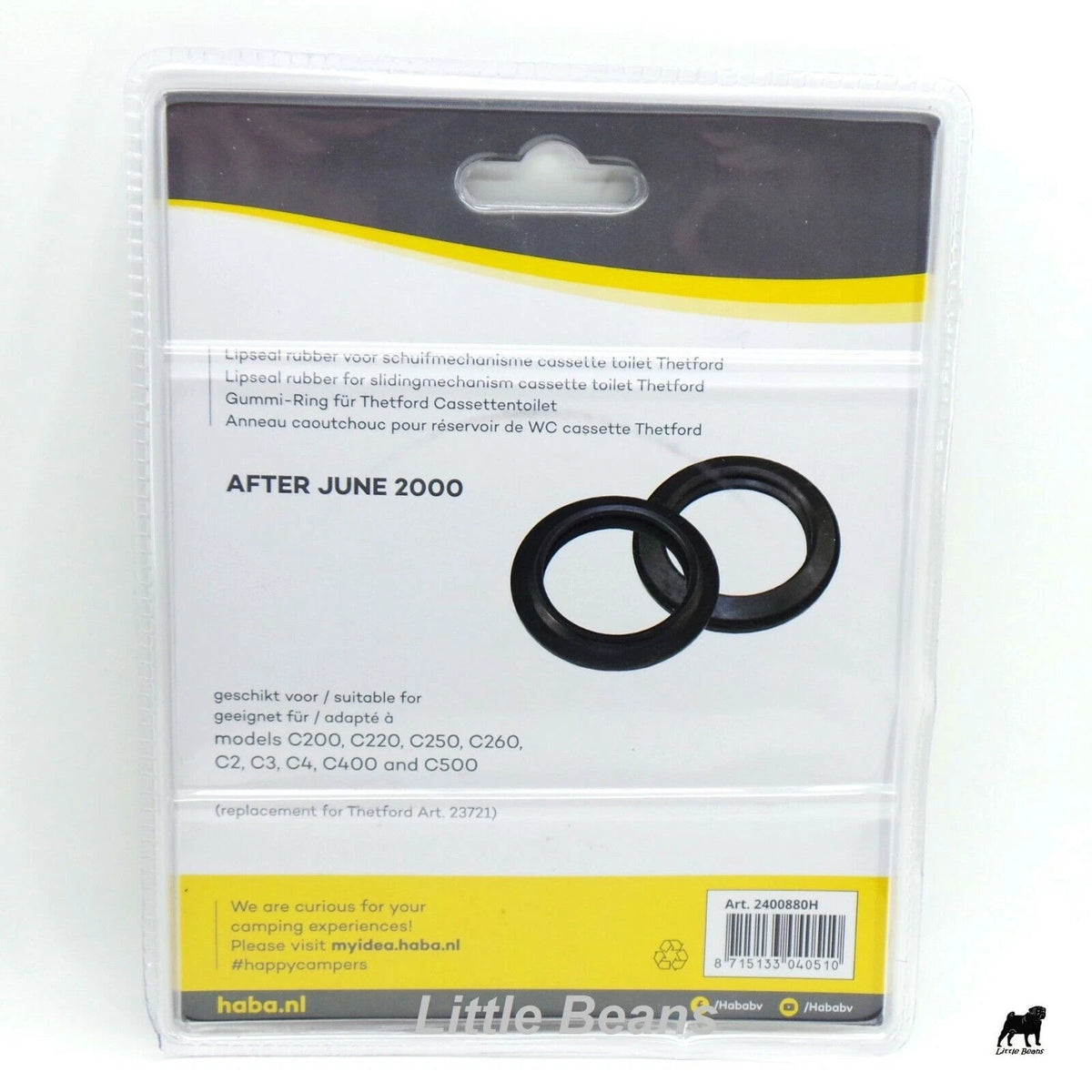Toilet Cassette Lip Seal for Thetford C200 C250 C400 (2000–Present) ES3210