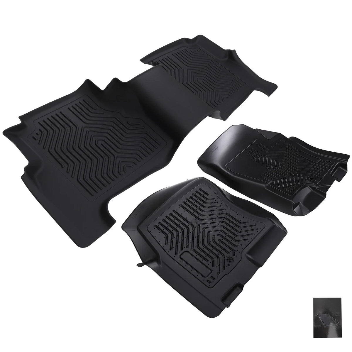 Set of 4 Anti-Slip Floor Mats for Nissan Frontier Crew Cab (2008–2021)