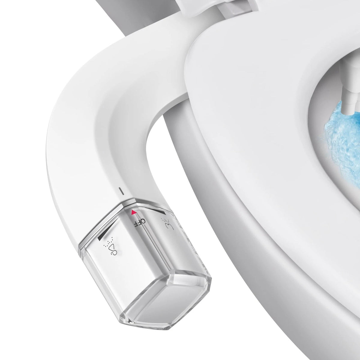 Ultra-Slim Bidet Attachment for Toilet (White)