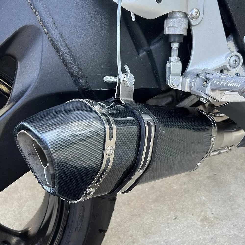 Slip On Exhaust Muffler Pipe 38-51mm Universal for Motorcycle