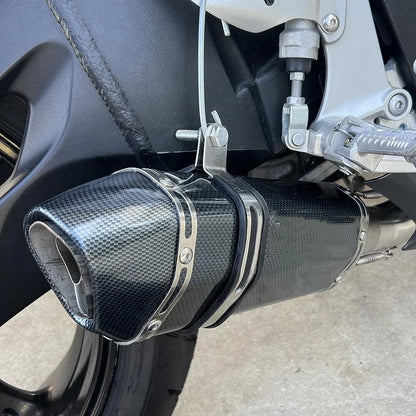 Slip On Exhaust Muffler Pipe 38-51mm Universal for Motorcycle