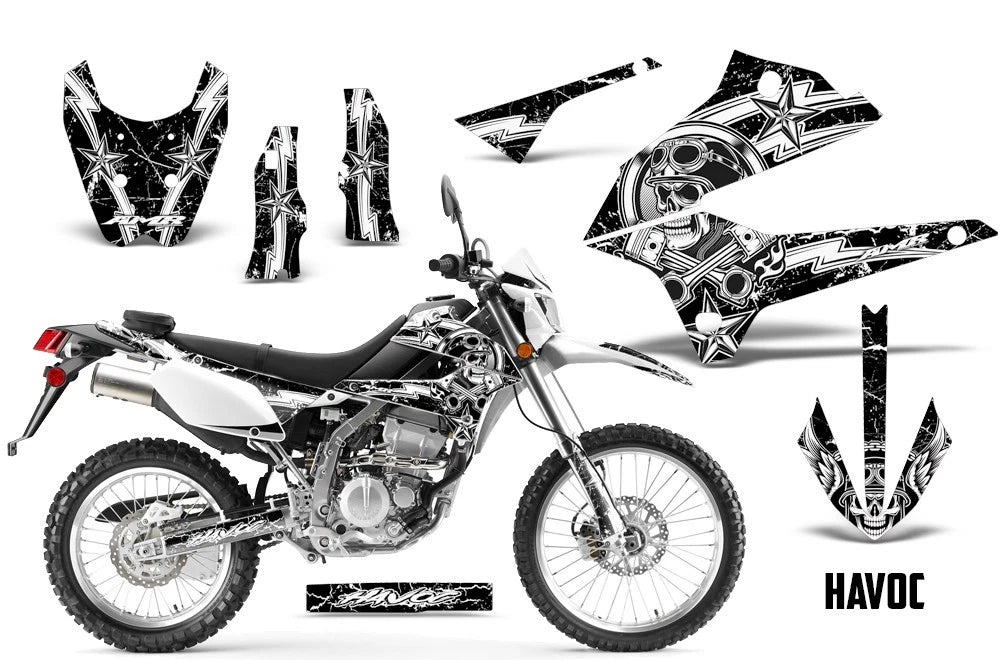 Graphic Stickers Decals for Kawasaki KLX250 D-Tracker (2008–2018)