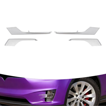 Chrome Trim Front Bumper Fog Light Molding for Tesla Model X (2016–2021) 1049610-00-F