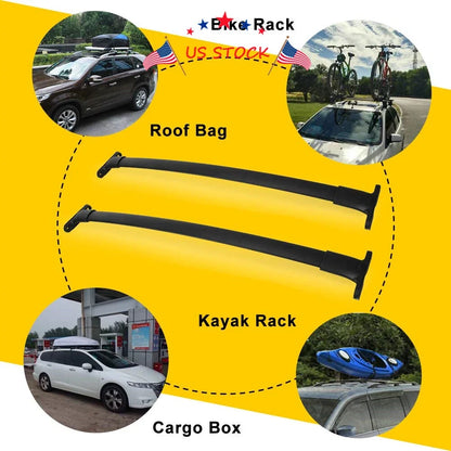 Set of 2 Roof Rack Cross Bars for Ford Explorer (2016–2018)