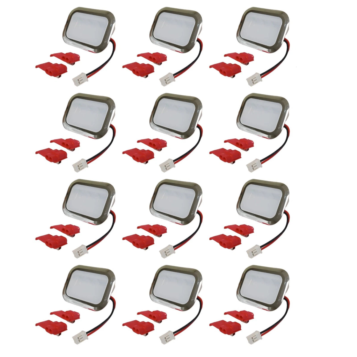 12 Pack LED Module Light Chrome Kit for Whirlpool