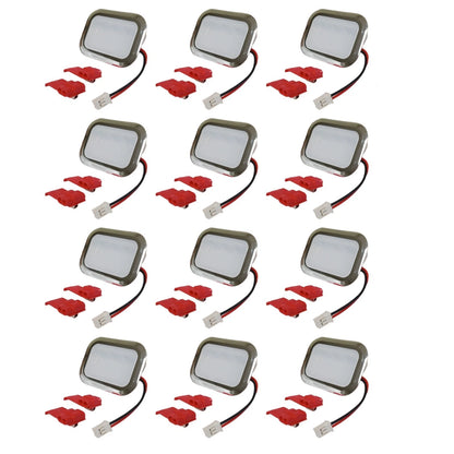 12 Pack LED Module Light Chrome Kit for Whirlpool