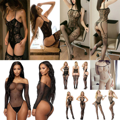Fishnet Body Stockings Dress for Women - 16 Choices Available