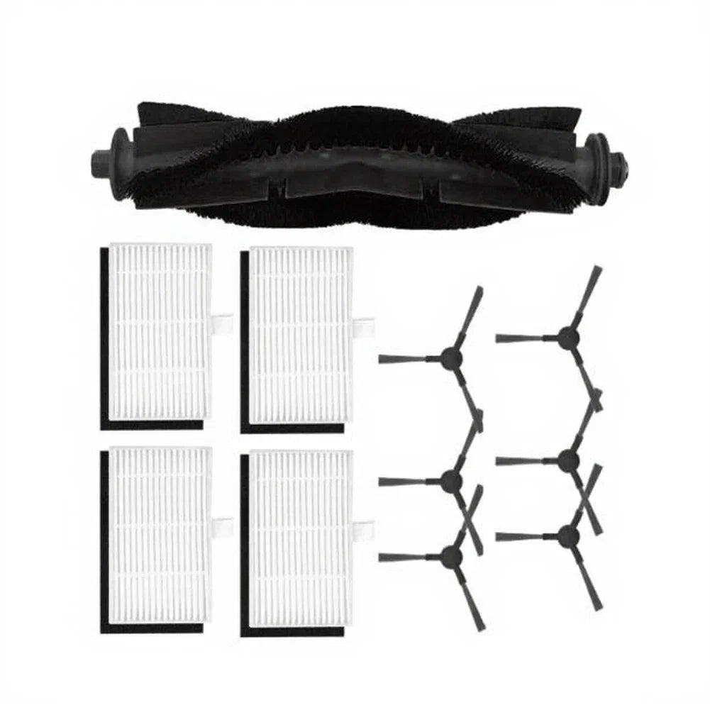 V Shape Main Brush, Side Brushes & HEPA Filters for Monsga MS1 MAX (2020–2023)