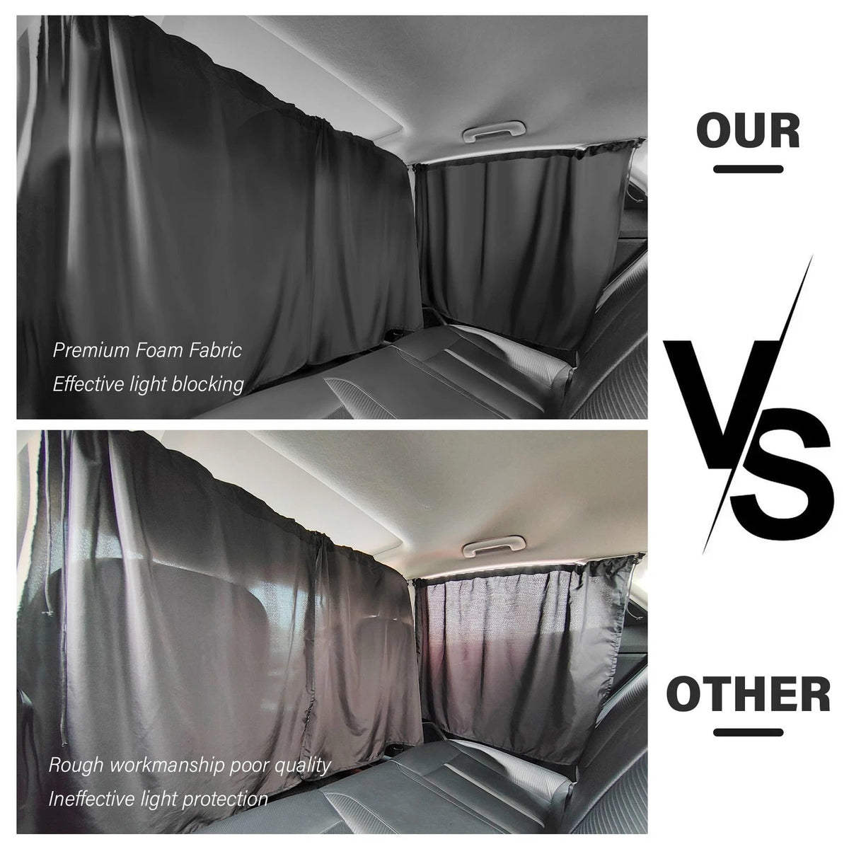 3X Car Window Shades for Privacy Cover (55.12" x 31.5")