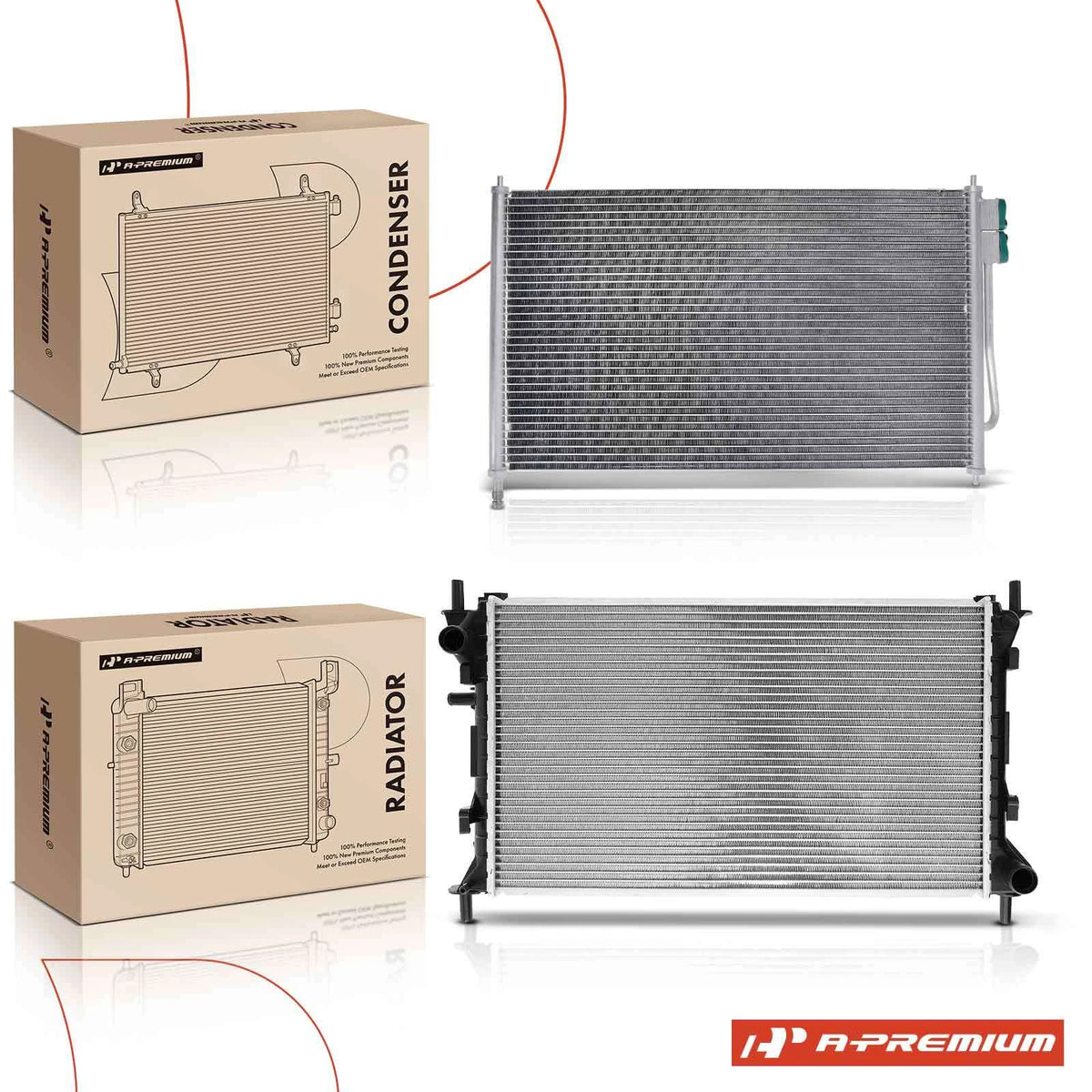 Cooling Kit for Ford Focus (2000–2005) - XS4Z8005A, YS4Z8005BB, CU2296