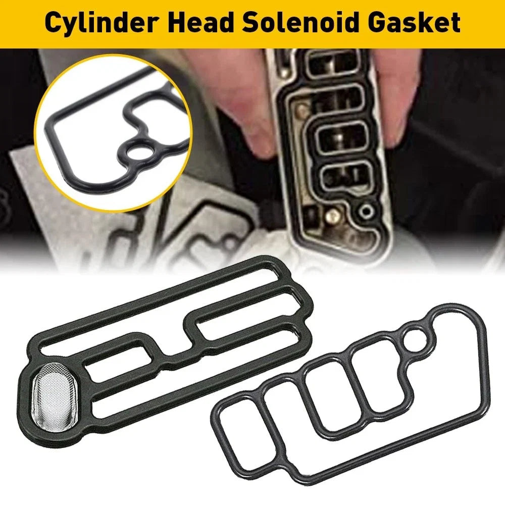2 Sets OEM Cylinder Head Solenoid Gasket for Honda VTEC (15815R70A01, 15845R70A01)