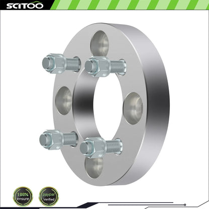 2X 4x108 to 4x100 1" Wheel Spacers 12x1.5 for Mercury Ford Focus Mustang Fiesta (2000–2023)