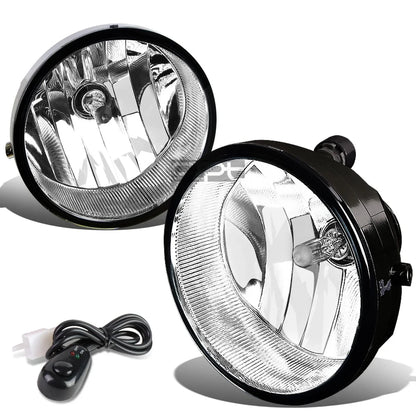 Clear Fog Lights + Switch for Tacoma (2005–2011), Solara (2004–2006), Tundra (2007–2012), Sequoia (2008–2013)
