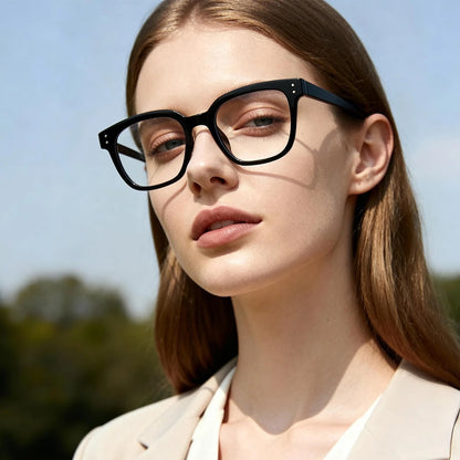 Blue Light Blocking Glasses for Women (Black)
