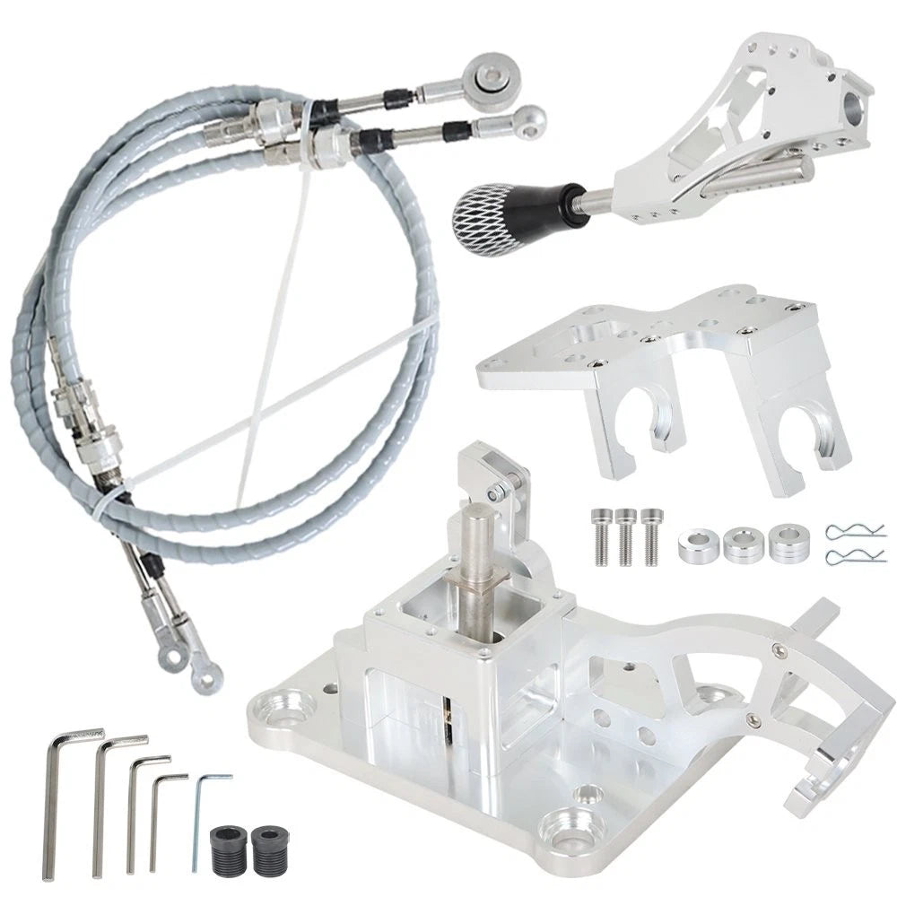 RSX Cables Trans Bracket Shifter for CRX Civic K20 K24 K Swap (BCK77572K)