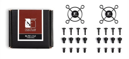 Set of 2 Noctua NA-FG1-4 Fan Grills for 40mm Fans (Black)