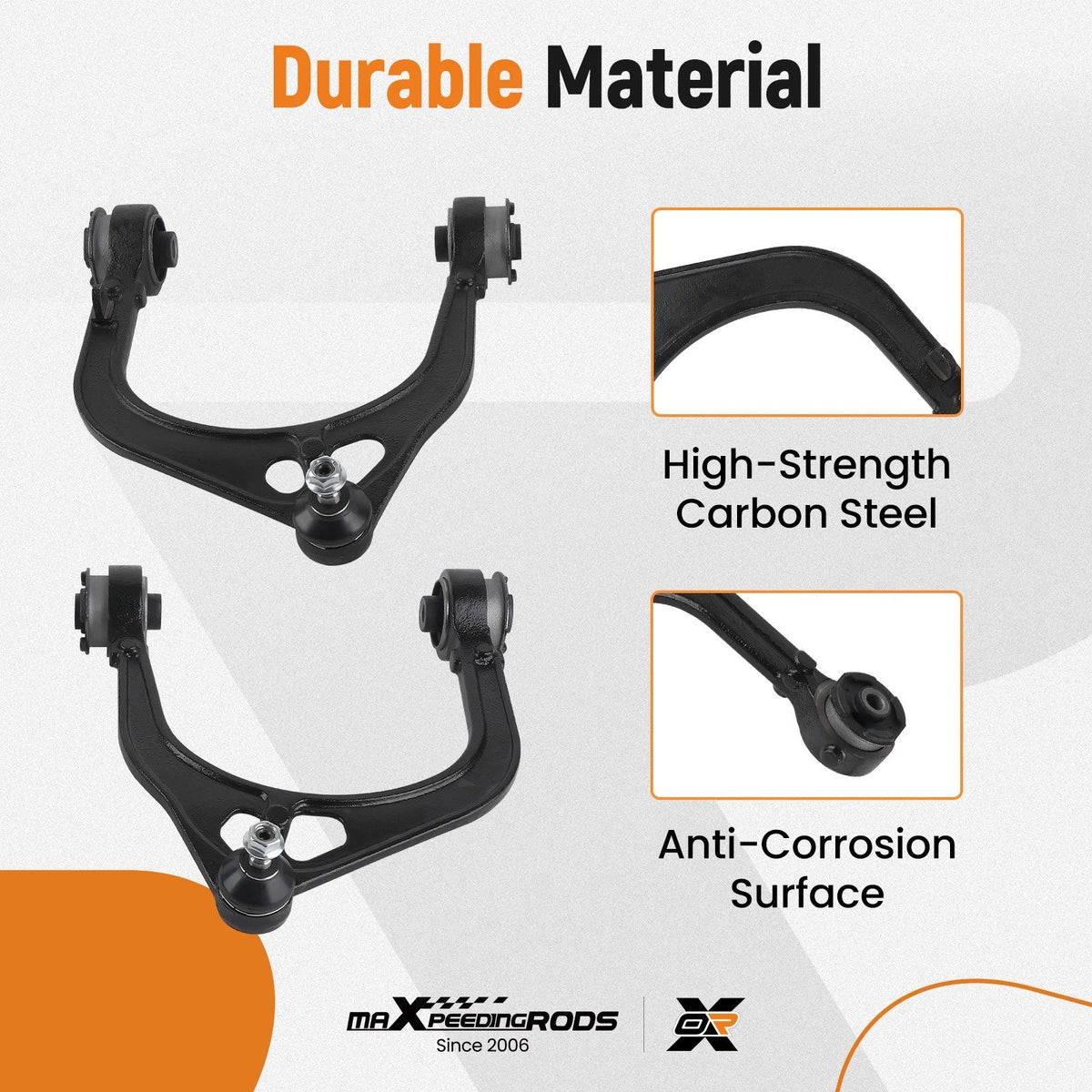 RWD Front Upper Control Arms w/ Ball Joints for Dodge Charger Challenger Magnum (2006–2023)