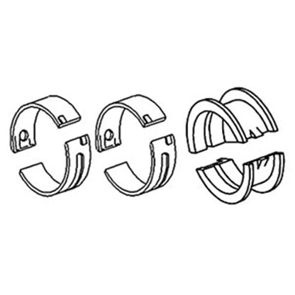 Set of Standard Main Bearings for International Cub, Cub Lo-Boy