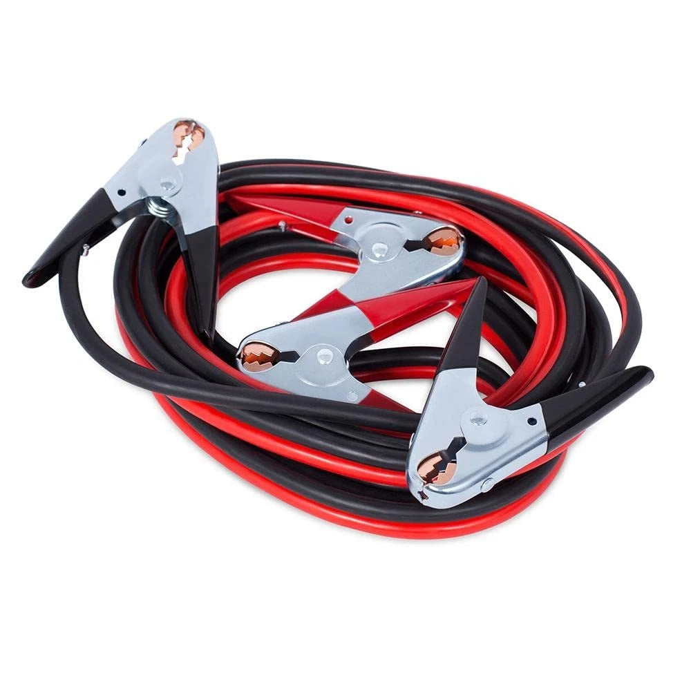 Set of 4 Heavy Duty Battery Jumper Cable Clamps 1100A Capacity