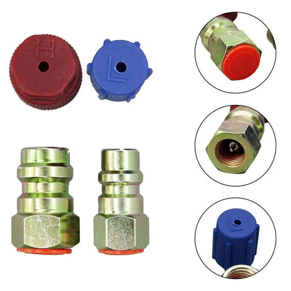 Adapter Connection Kit for Automotive Air Conditioning Systems R12 R134a