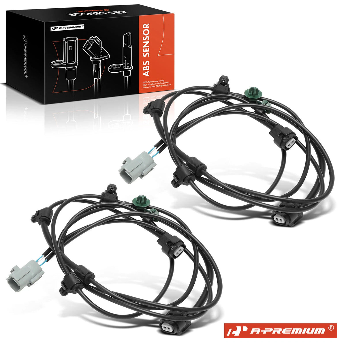 2X Rear ABS Wheel Speed Sensor Wiring Harness for Toyota Tacoma (2005–2015) 8951604070, ALH134