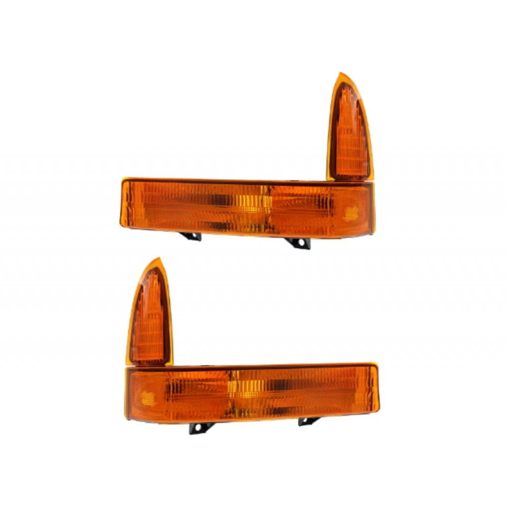 Pair of Parking Signal Lights for Ford Excursion (2000–2001) PLX-M0-331-1638L-US-CL360A56, FO2520141, FO2521141