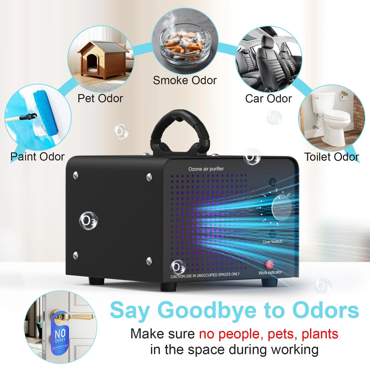 Ozone Generator 148,000mg/h for Commercial Use (6000 Sq Ft)