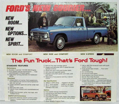Sales Folder for Ford Courier Pickup Truck (1976)