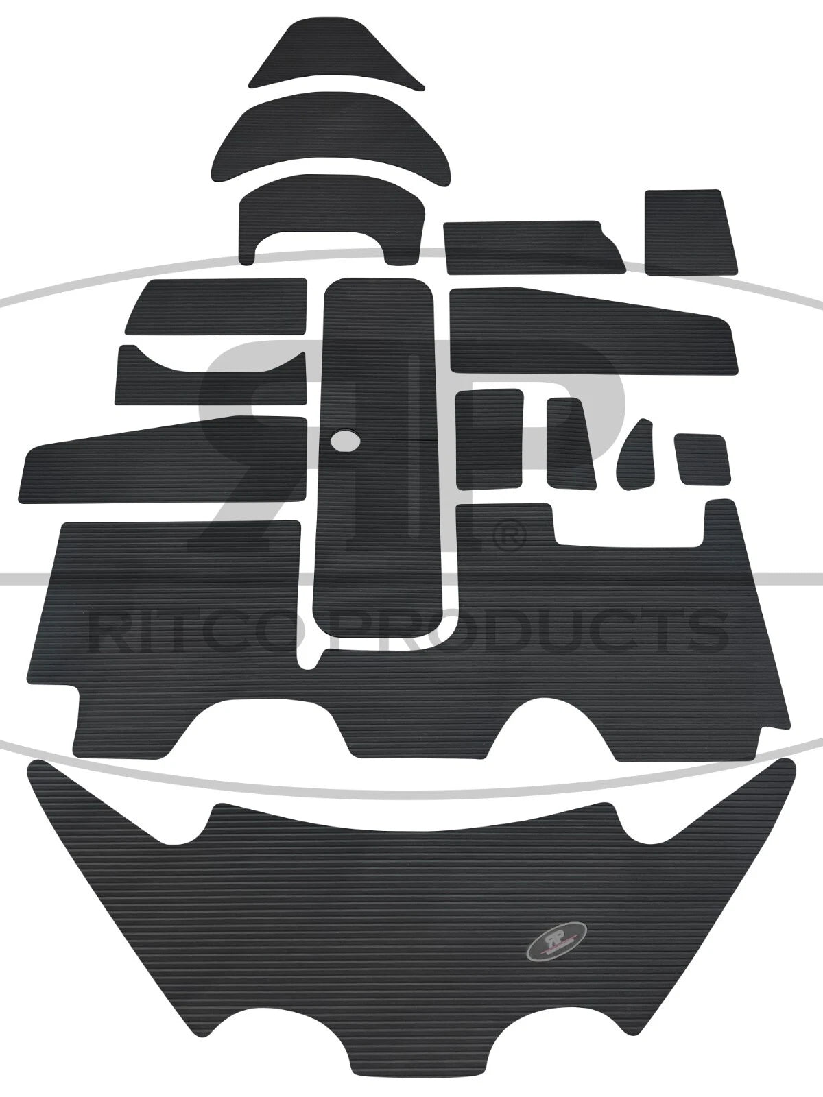 Set of Traction Mats for Sea-Doo Speedster 4TEC (2010–2012) 12-070-270-Black