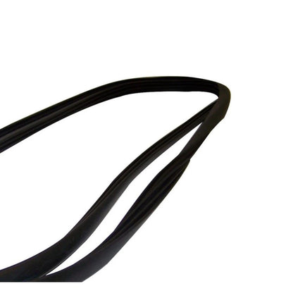 Windshield Glass Weatherstrip for Jeep Wrangler (1990–1995) SPIN-CAS55019988 Rubber Black