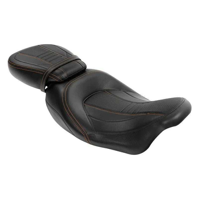 Black Driver Passenger Seat for Harley CVO Street Glide FLHXSE (2009–2023)