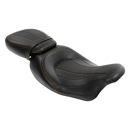 Black Driver Passenger Seat for Harley CVO Street Glide FLHXSE (2009–2023)